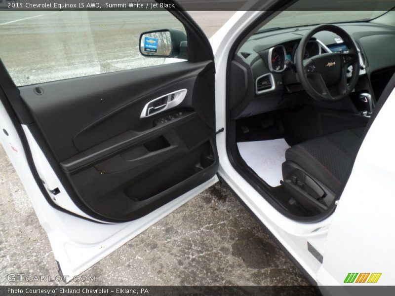 Summit White / Jet Black 2015 Chevrolet Equinox LS AWD