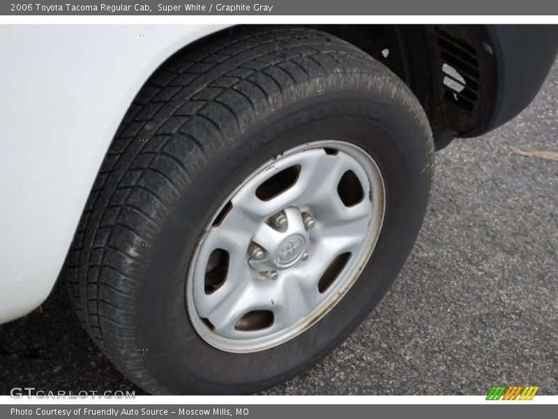 Super White / Graphite Gray 2006 Toyota Tacoma Regular Cab
