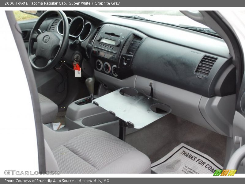 Super White / Graphite Gray 2006 Toyota Tacoma Regular Cab