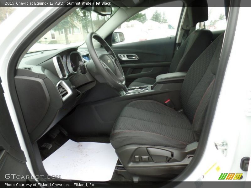 Summit White / Jet Black 2015 Chevrolet Equinox LS AWD
