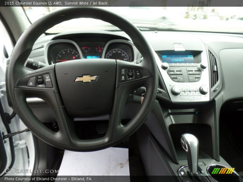 Summit White / Jet Black 2015 Chevrolet Equinox LS AWD