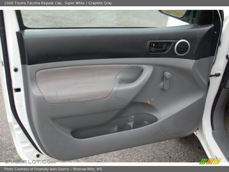Super White / Graphite Gray 2006 Toyota Tacoma Regular Cab