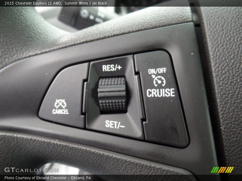 Summit White / Jet Black 2015 Chevrolet Equinox LS AWD