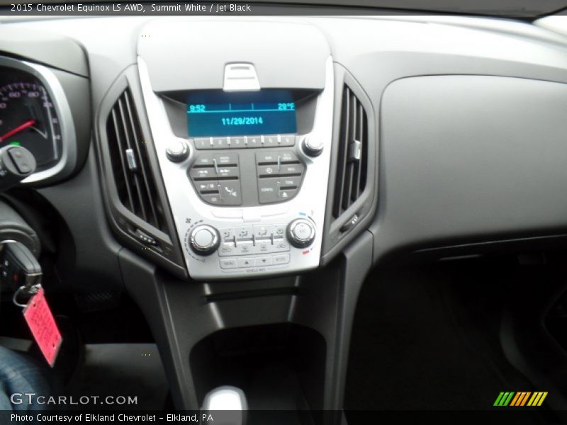 Summit White / Jet Black 2015 Chevrolet Equinox LS AWD
