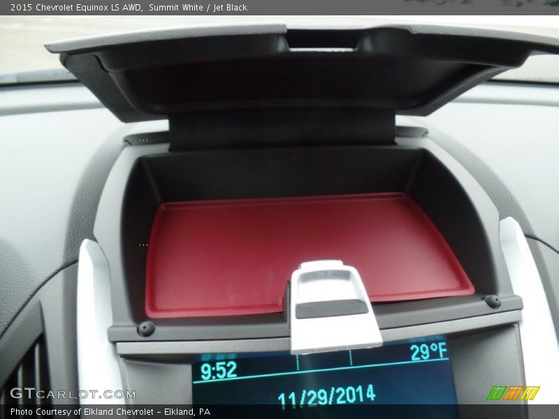 Summit White / Jet Black 2015 Chevrolet Equinox LS AWD