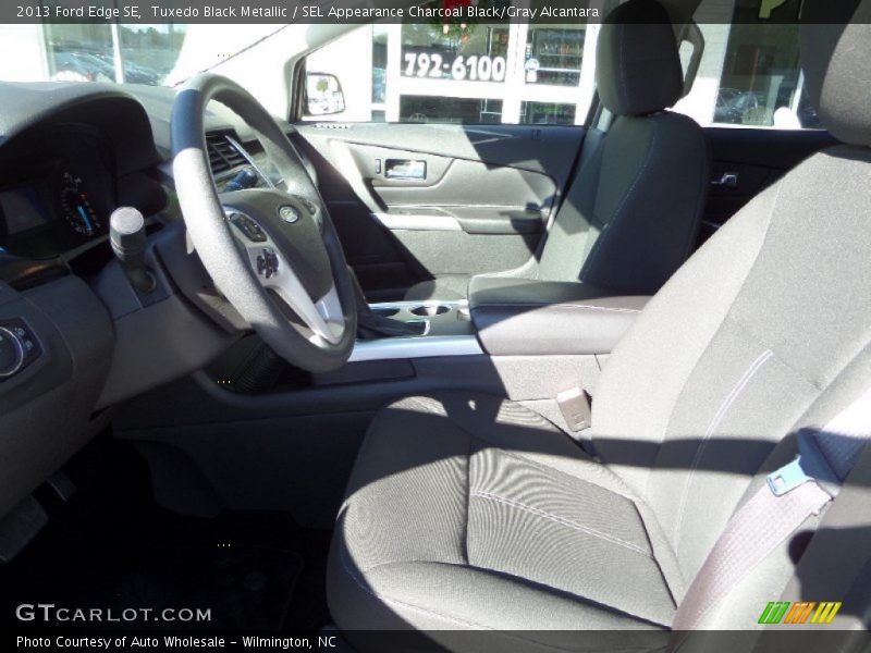 Tuxedo Black Metallic / SEL Appearance Charcoal Black/Gray Alcantara 2013 Ford Edge SE