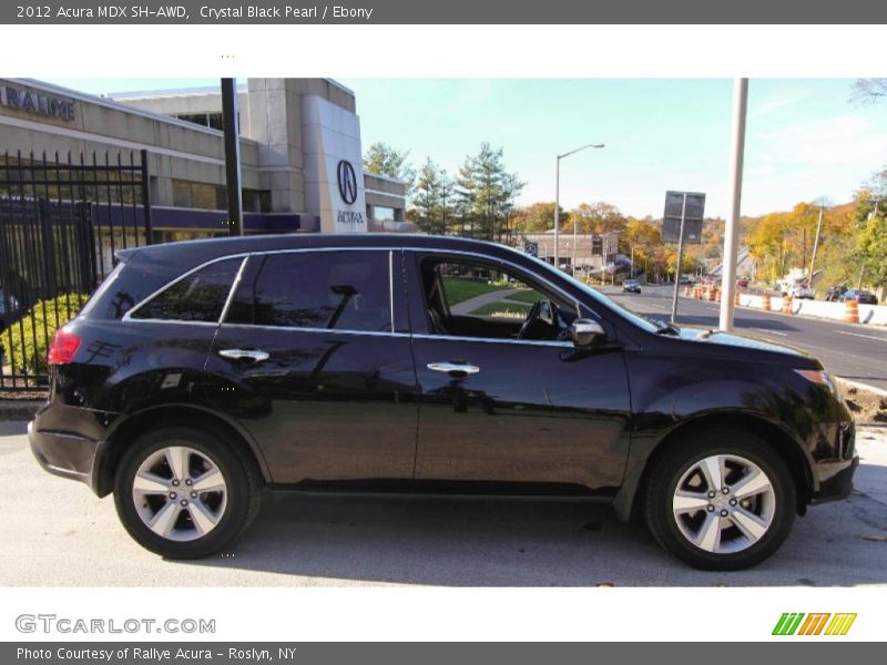 Crystal Black Pearl / Ebony 2012 Acura MDX SH-AWD