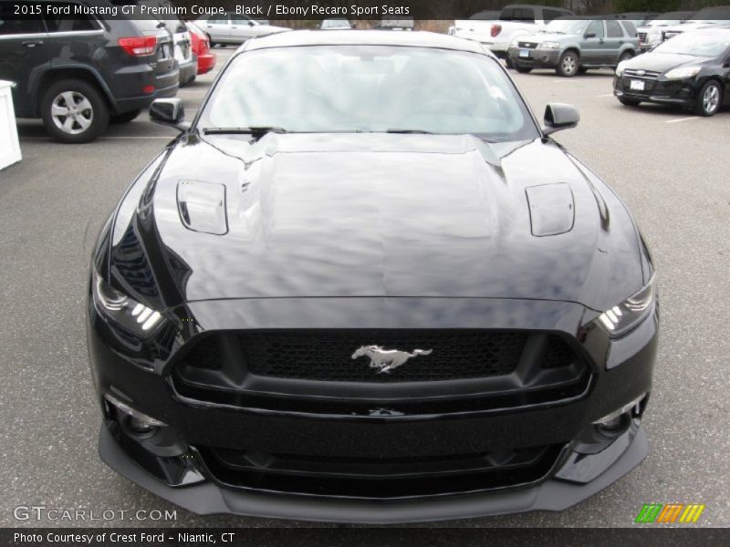 Black / Ebony Recaro Sport Seats 2015 Ford Mustang GT Premium Coupe
