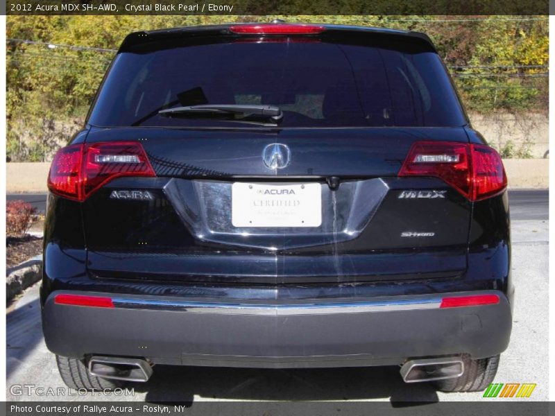 Crystal Black Pearl / Ebony 2012 Acura MDX SH-AWD