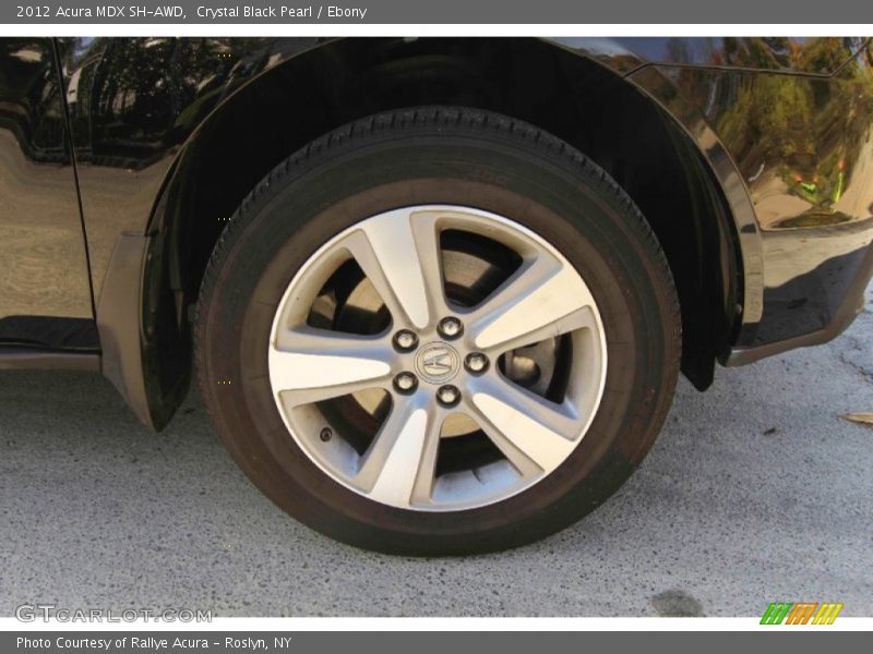 Crystal Black Pearl / Ebony 2012 Acura MDX SH-AWD