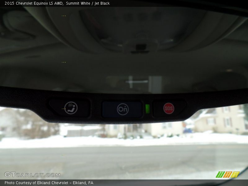 Summit White / Jet Black 2015 Chevrolet Equinox LS AWD