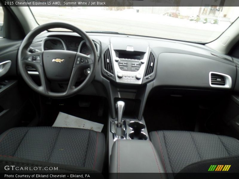 Summit White / Jet Black 2015 Chevrolet Equinox LS AWD
