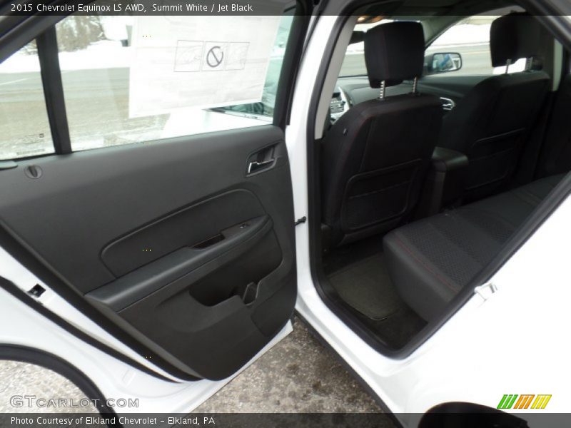 Summit White / Jet Black 2015 Chevrolet Equinox LS AWD