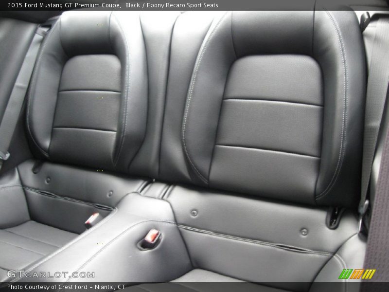 Black / Ebony Recaro Sport Seats 2015 Ford Mustang GT Premium Coupe