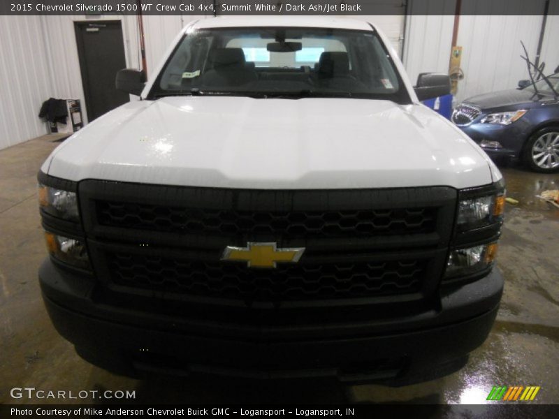 Summit White / Dark Ash/Jet Black 2015 Chevrolet Silverado 1500 WT Crew Cab 4x4