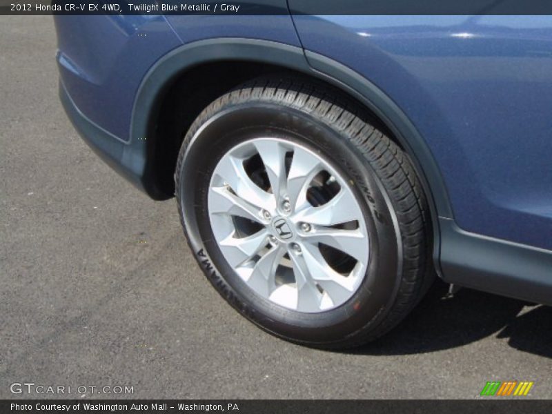 Twilight Blue Metallic / Gray 2012 Honda CR-V EX 4WD