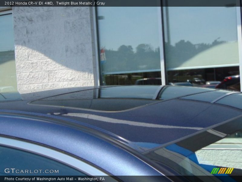 Twilight Blue Metallic / Gray 2012 Honda CR-V EX 4WD