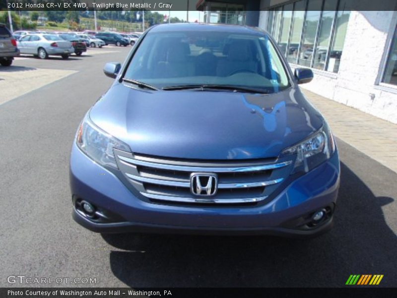 Twilight Blue Metallic / Gray 2012 Honda CR-V EX 4WD