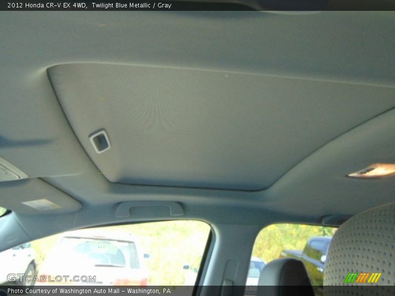 Twilight Blue Metallic / Gray 2012 Honda CR-V EX 4WD