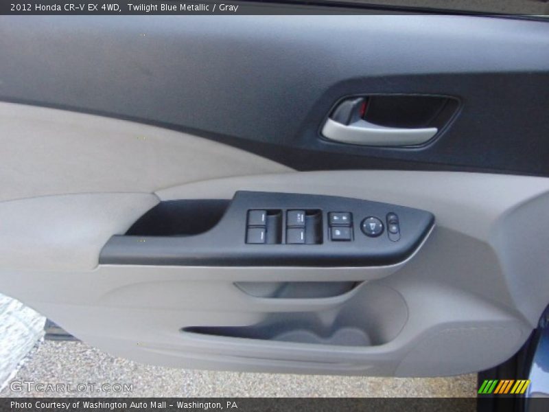 Twilight Blue Metallic / Gray 2012 Honda CR-V EX 4WD