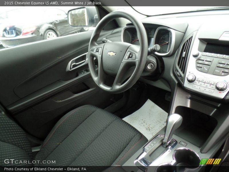 Summit White / Jet Black 2015 Chevrolet Equinox LS AWD