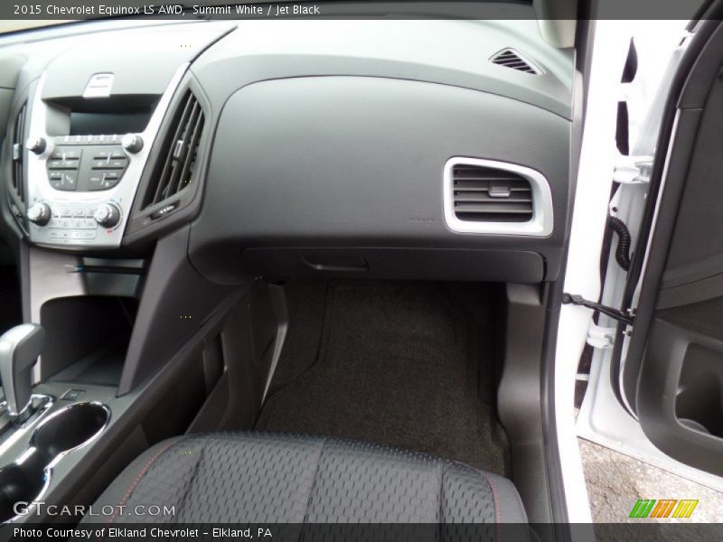 Summit White / Jet Black 2015 Chevrolet Equinox LS AWD