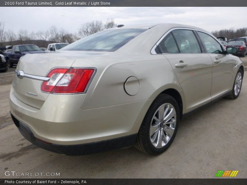 Gold Leaf Metallic / Light Stone 2010 Ford Taurus Limited