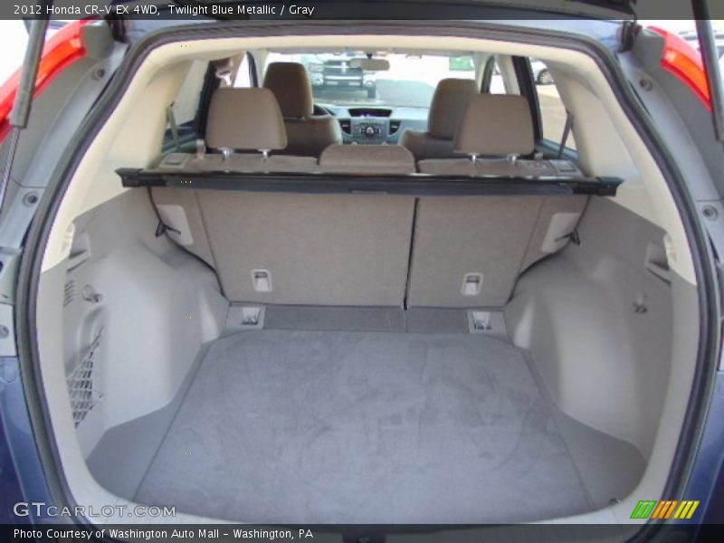 Twilight Blue Metallic / Gray 2012 Honda CR-V EX 4WD