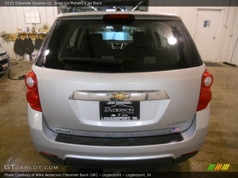 Silver Ice Metallic / Jet Black 2015 Chevrolet Equinox LS