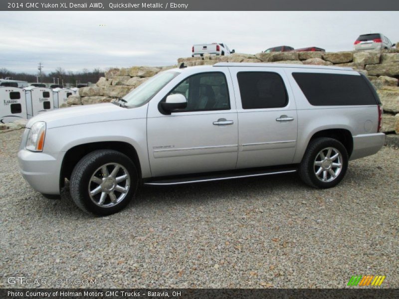 Quicksilver Metallic / Ebony 2014 GMC Yukon XL Denali AWD