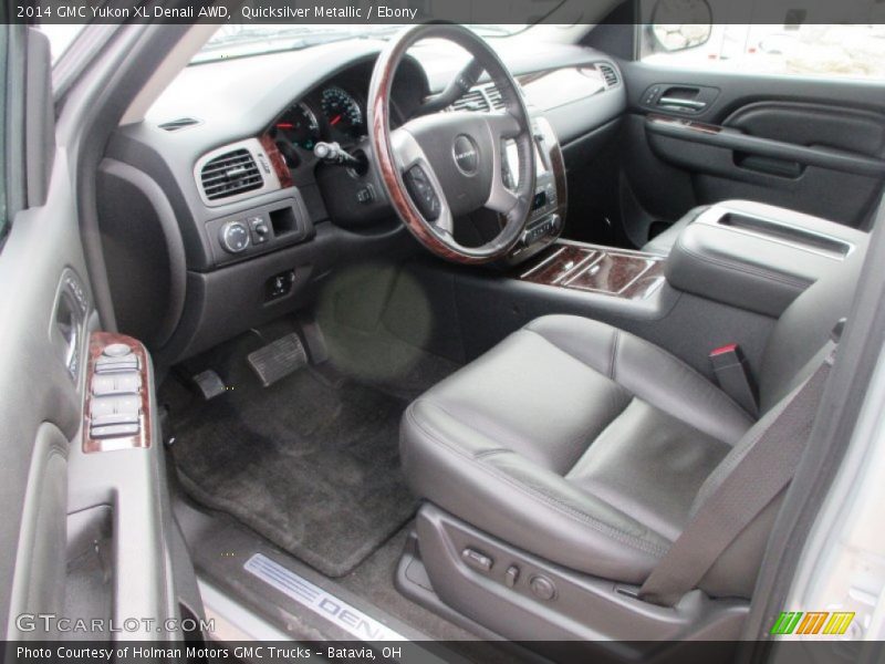 Quicksilver Metallic / Ebony 2014 GMC Yukon XL Denali AWD