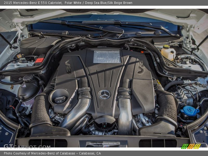  2015 E 550 Cabriolet Engine - 4.7 Liter DI biturbo DOHC 32-Valve VVT V8