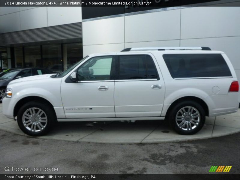 White Platinum / Monochrome Limited Edition Canyon 2014 Lincoln Navigator L 4x4