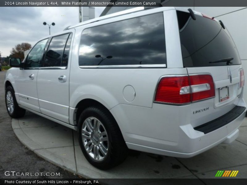 White Platinum / Monochrome Limited Edition Canyon 2014 Lincoln Navigator L 4x4