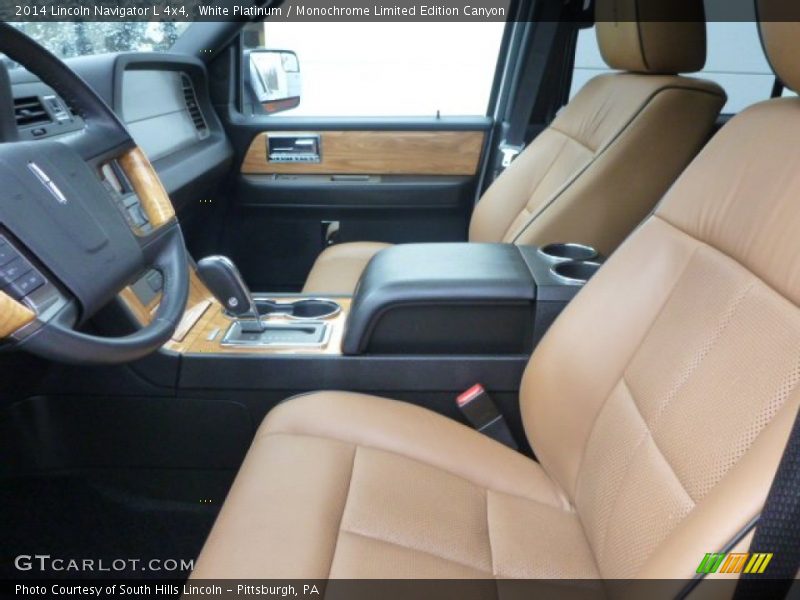 Front Seat of 2014 Navigator L 4x4