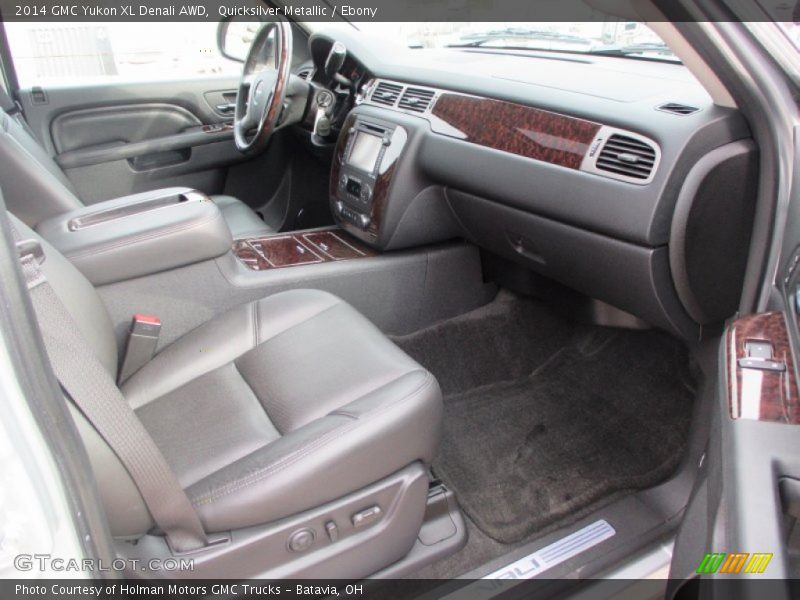 Quicksilver Metallic / Ebony 2014 GMC Yukon XL Denali AWD
