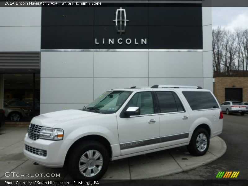 White Platinum / Stone 2014 Lincoln Navigator L 4x4