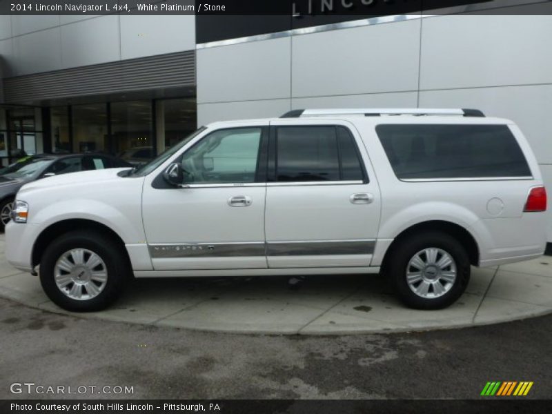 White Platinum / Stone 2014 Lincoln Navigator L 4x4