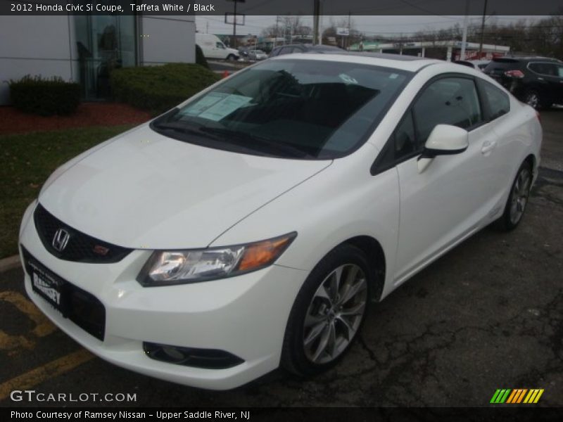 Taffeta White / Black 2012 Honda Civic Si Coupe