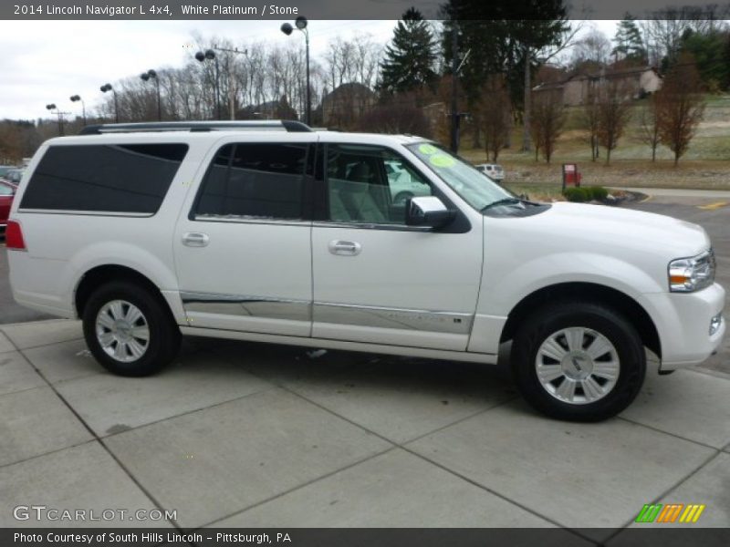 White Platinum / Stone 2014 Lincoln Navigator L 4x4