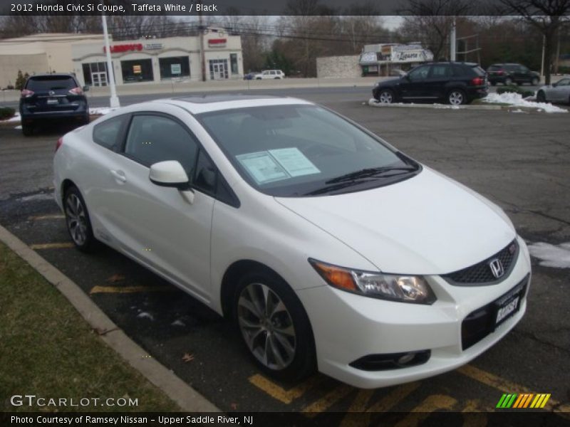Taffeta White / Black 2012 Honda Civic Si Coupe