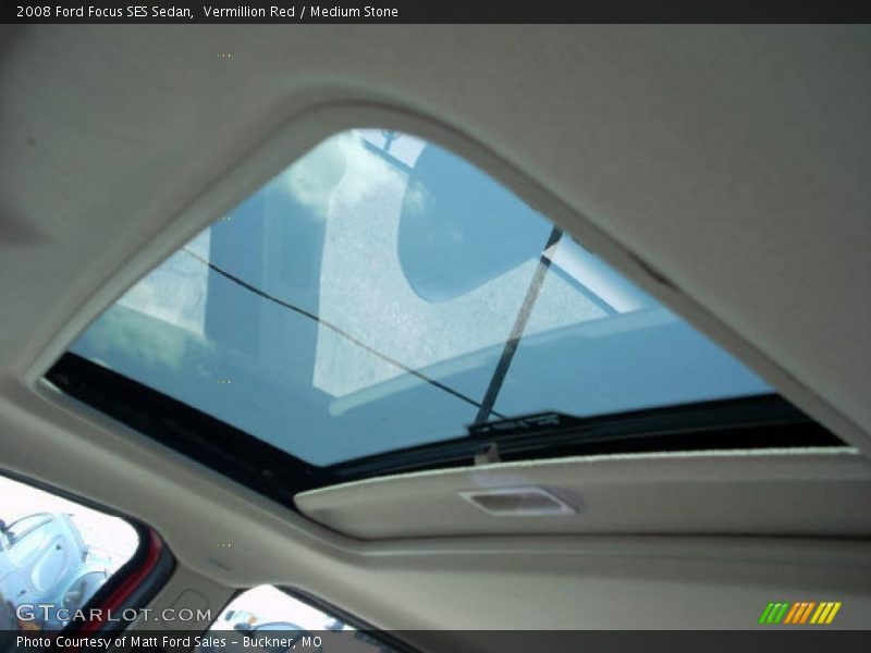 Vermillion Red / Medium Stone 2008 Ford Focus SES Sedan
