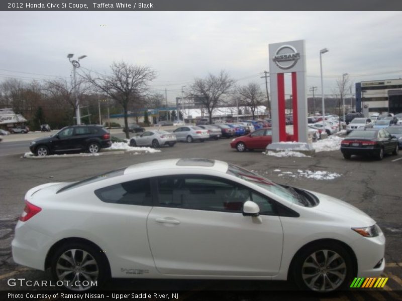 Taffeta White / Black 2012 Honda Civic Si Coupe