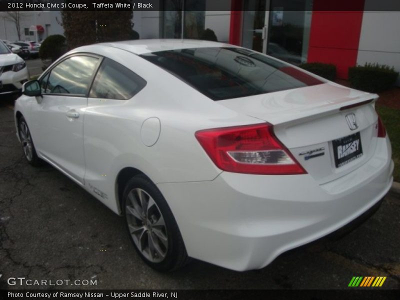 Taffeta White / Black 2012 Honda Civic Si Coupe