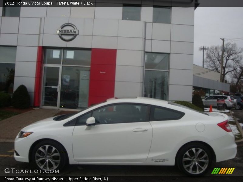 Taffeta White / Black 2012 Honda Civic Si Coupe