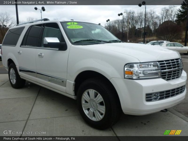 White Platinum / Stone 2014 Lincoln Navigator L 4x4