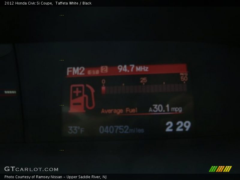 Taffeta White / Black 2012 Honda Civic Si Coupe
