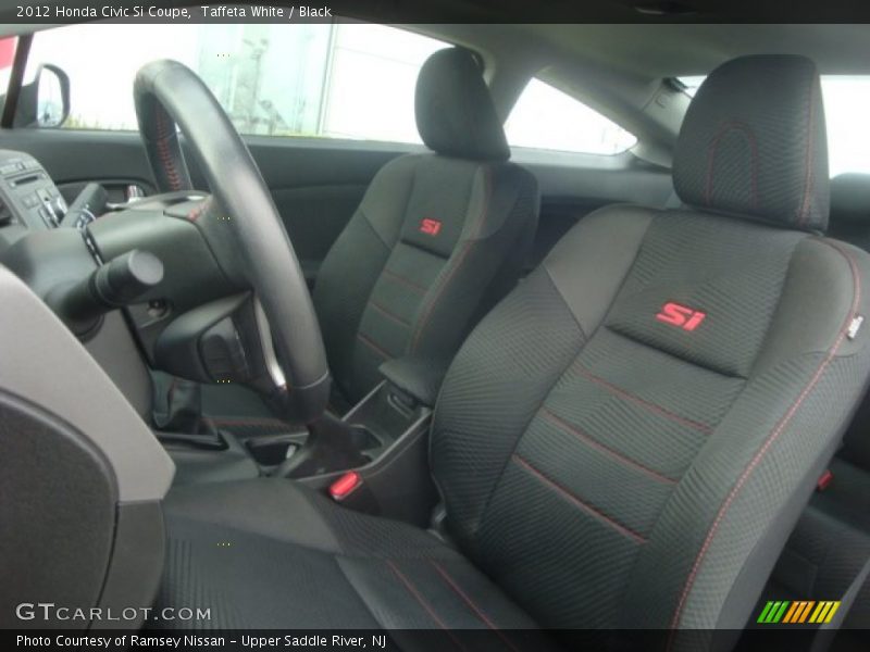 Taffeta White / Black 2012 Honda Civic Si Coupe