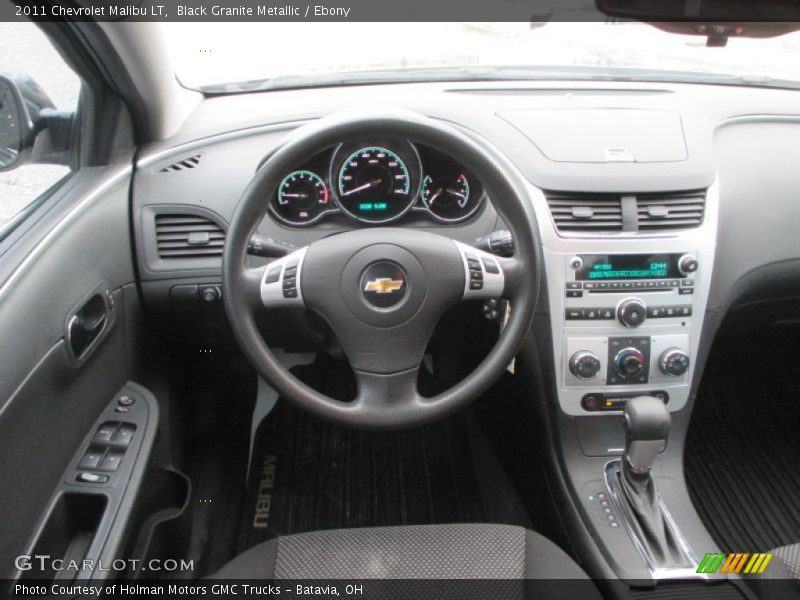 Black Granite Metallic / Ebony 2011 Chevrolet Malibu LT