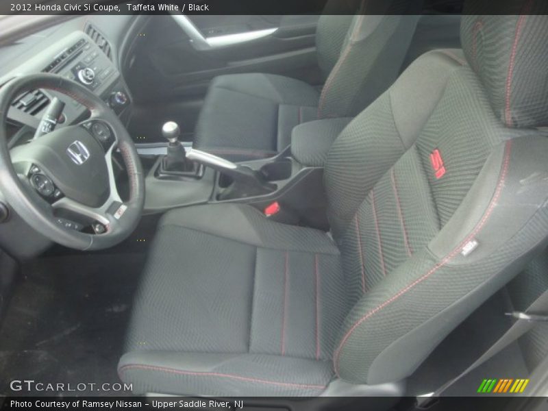 Taffeta White / Black 2012 Honda Civic Si Coupe